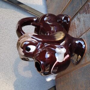 Ceramic Beagle'nBone, Vase Snoot, Puppy Dog, Liquor Decanter